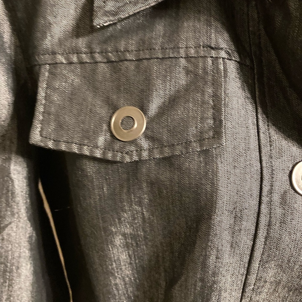 Westbound shiny dark light weight denim jacket size ‘medium - Picture 4 of 8